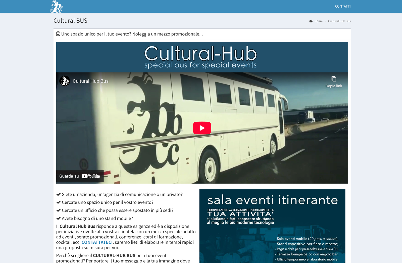 Cultural-Hub.com: The Showcase Platform for Mobile Event Spaces by OASIS Tech
