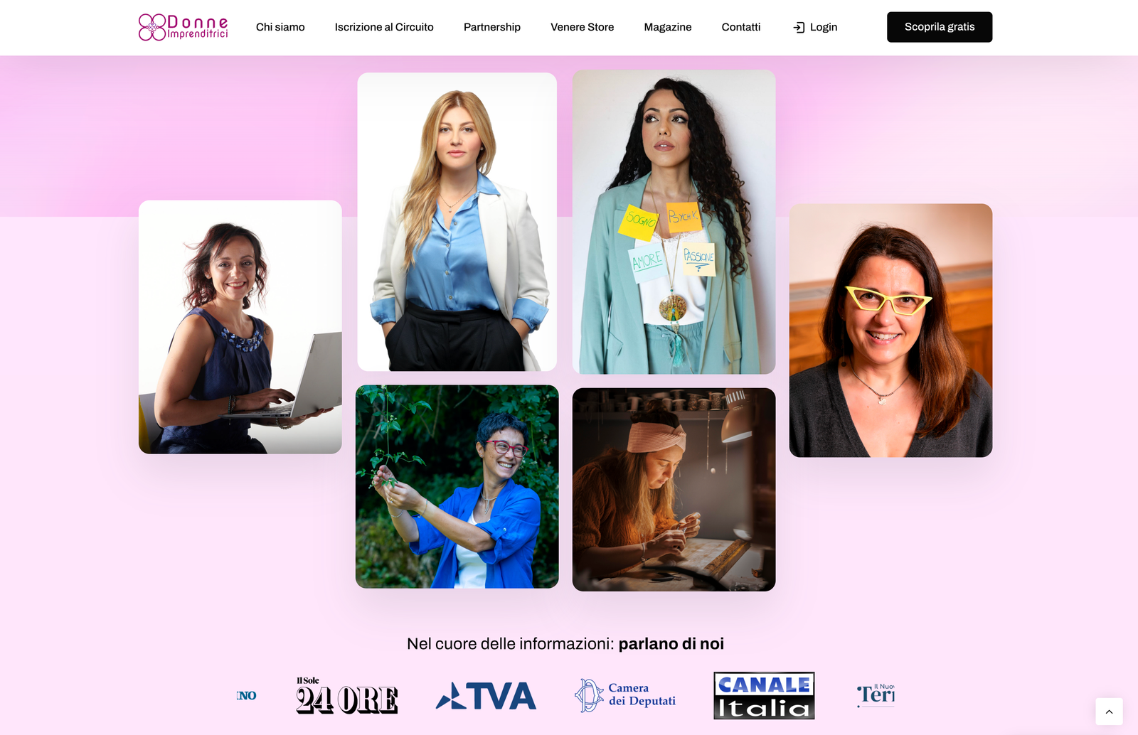 Empowering Women Entrepreneurs: OASIS Develops the Official Website for DonneImprenditrici.it